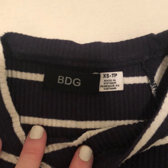 Urban Outfitters Navy Striped Dress - Picture 5 of 6